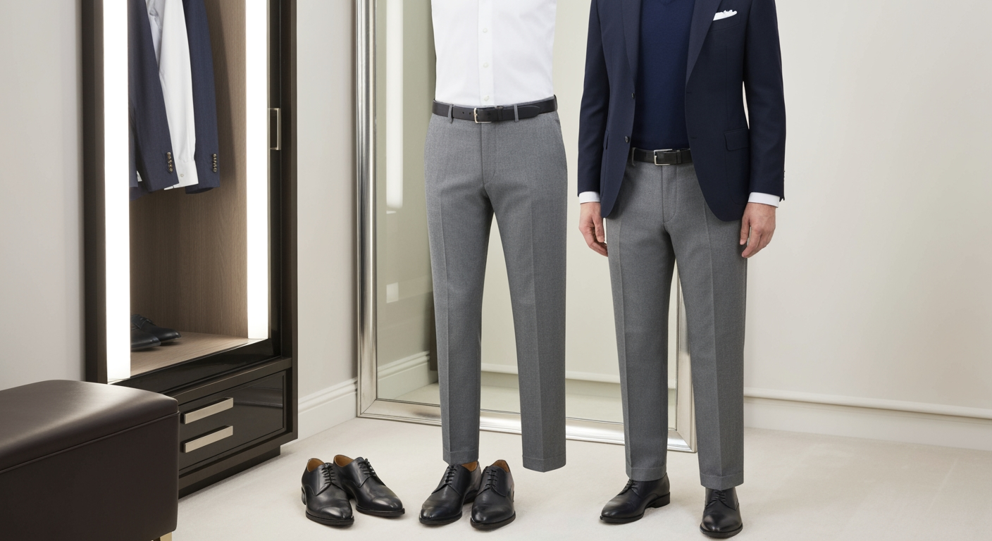 Wybór idealnej marynarki i koszuli do szarych spodni