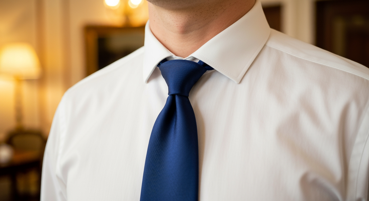 Węzeł półwindsorski – jak go wykonać? Symetryczny, łatwy i uniwersalny