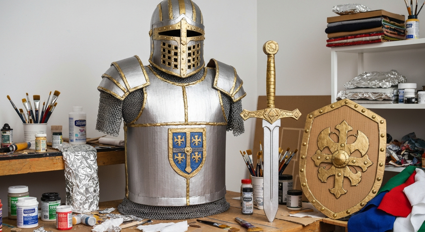 Jak zrobić strój rycerza? Krok po kroku